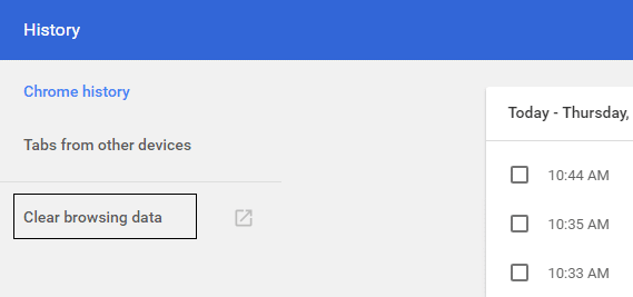 明確な閲覧データ| ChromeのERRINTERNETDISCONNECTEDエラーを修正