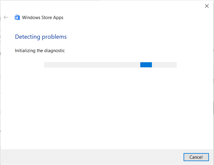 Jalankan Pemecah Masalah Aplikasi Windows Store