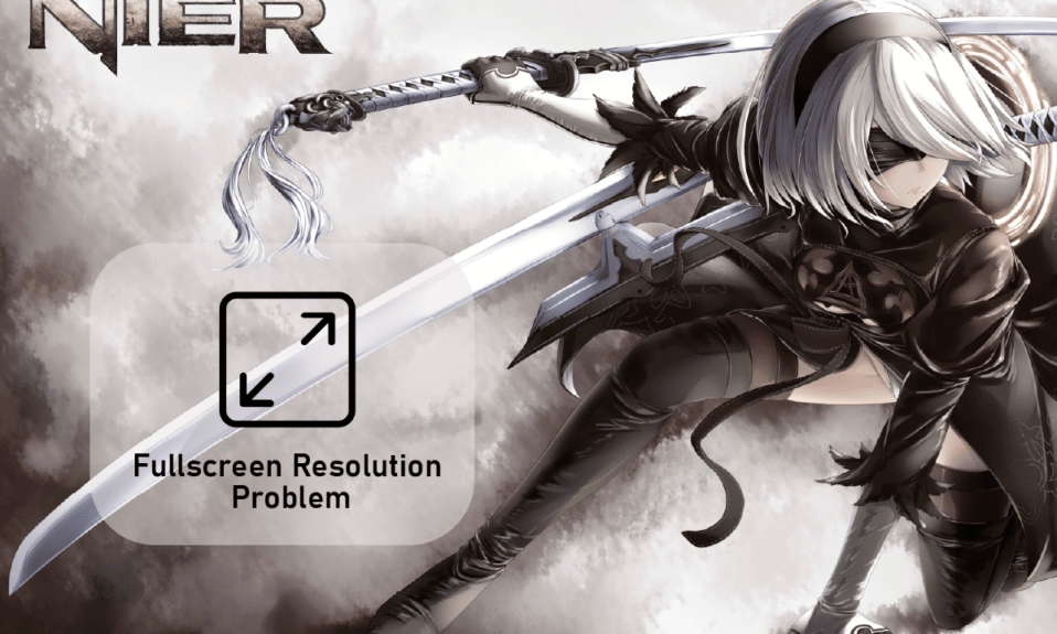 แก้ไขปัญหาความละเอียดเต็มหน้าจอใน NieR