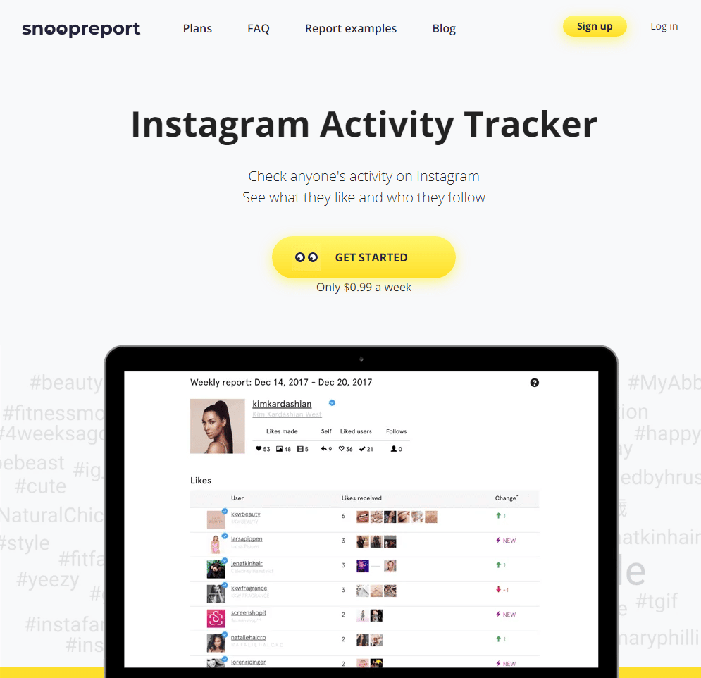Snoopreport-Website