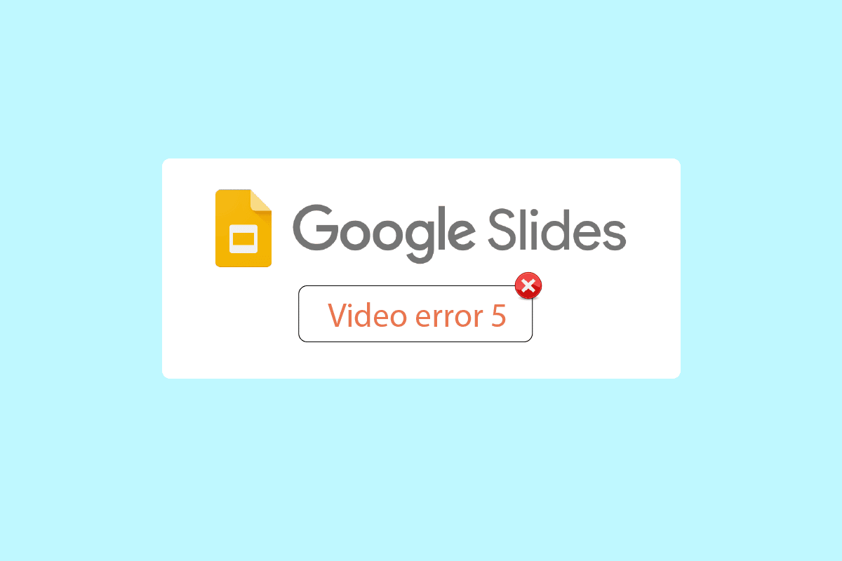 Corrigir o erro de vídeo 5 no Apresentações Google