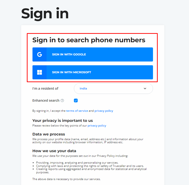 Accedi utilizzando il tuo account Google o Microsoft.