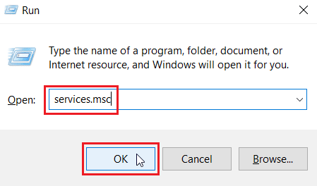 wpisz services.msc i kliknij ok