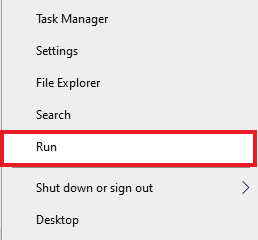 打開運行框 |如何在 Windows 10 中重新安裝 DirectX
