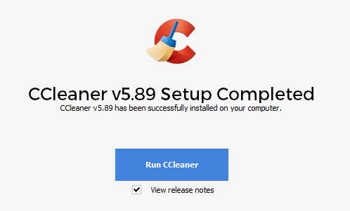 單擊運行 CCleaner，該應用程序將立即啟動。修復 C 驅動器無緣無故地不斷填滿