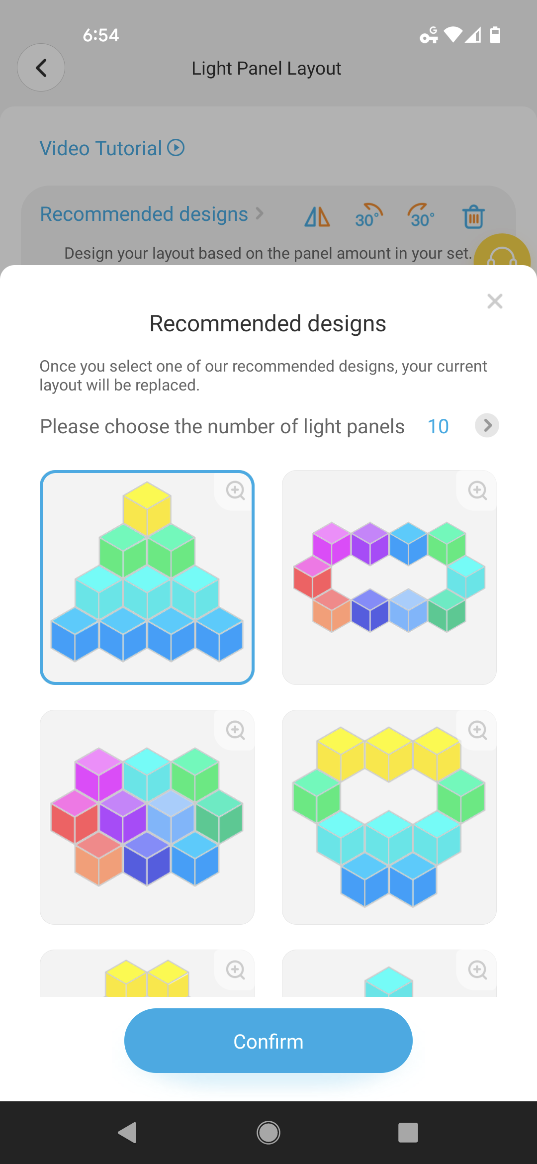 Application Govee Home Sélection de Hexa Pro Formation