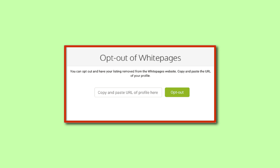 Como desativar o Whitepages.com