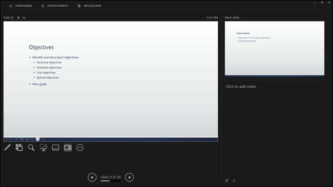 Vizualizare PowerPoint Prezentator