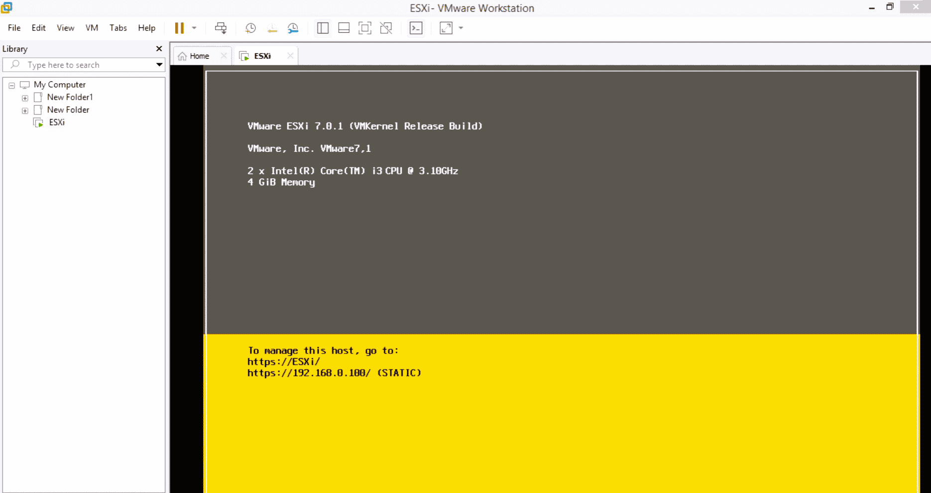 Mașină virtuală ESXi