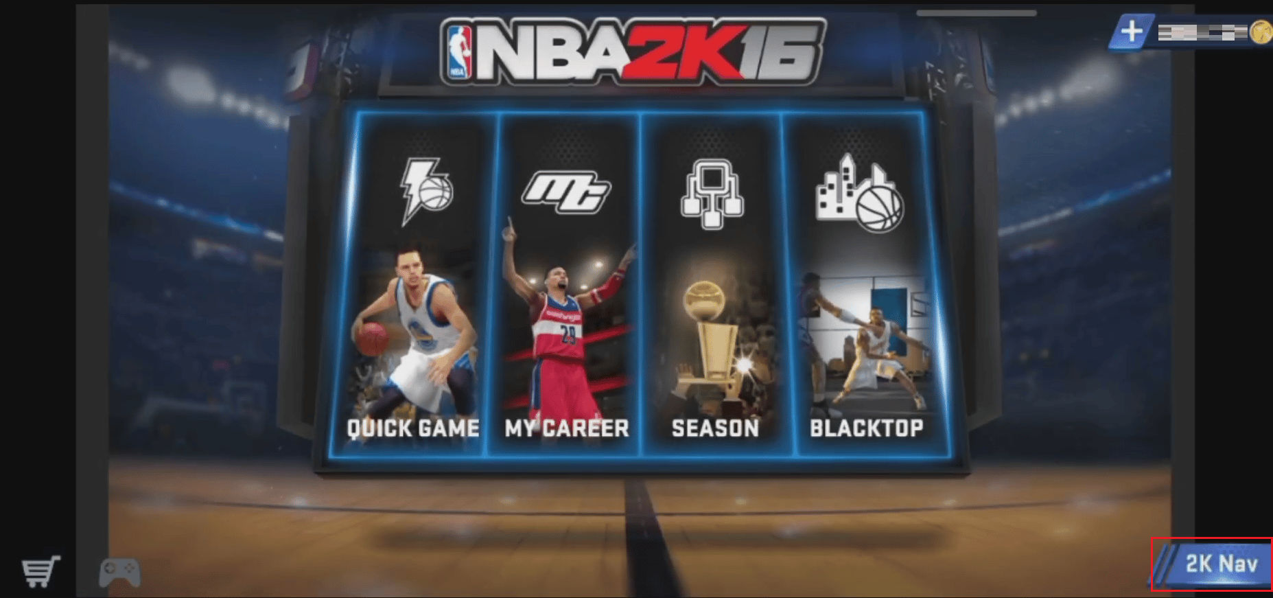 2K 탐색 탭 | 업데이트 필요 NBA 2K16