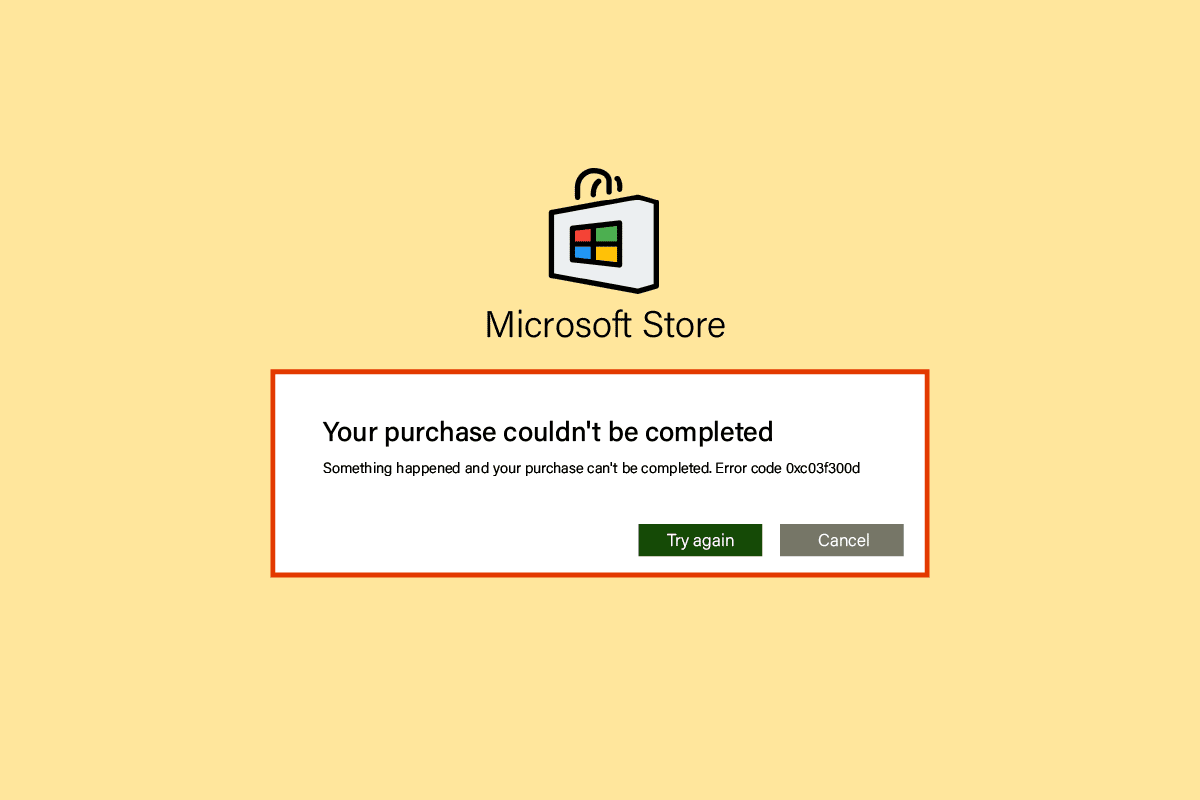 Correggi il codice di errore di Microsoft Store 0xc03f300d