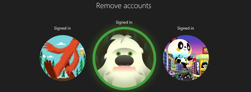 Seleccione el perfil que desea eliminar y elija la opción Eliminar | ¿Cómo puedes eliminar tu cuenta de Xbox?