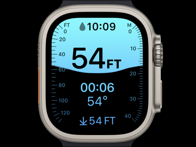Apple Watch 울트라 뎁스 앱