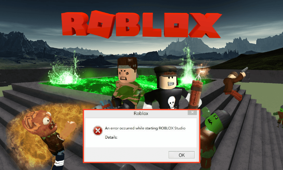 Roblox를 시작하는 동안 발생한 오류 수정