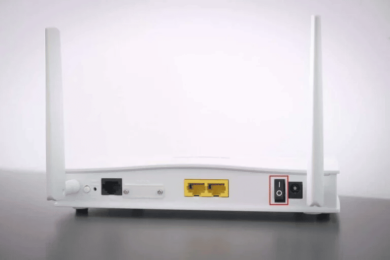 Włącz router