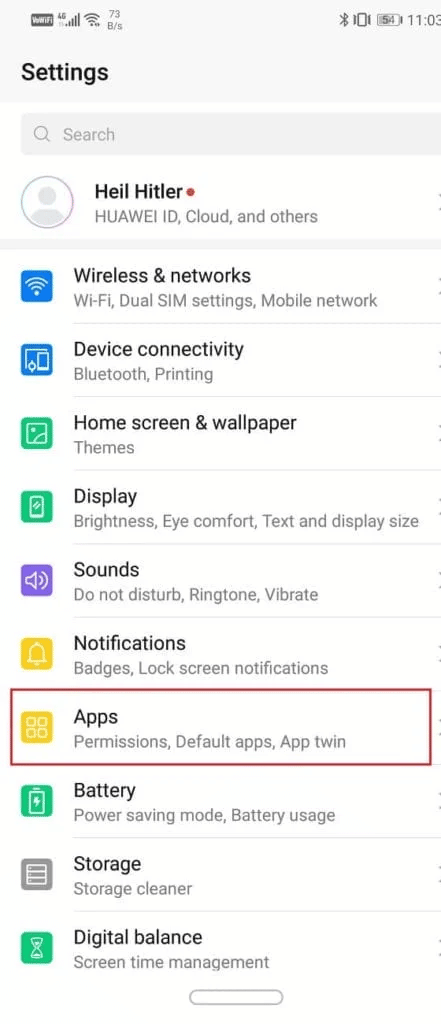 앱을 선택합니다. Android에서 Google 뮤직 재생 오류 수정