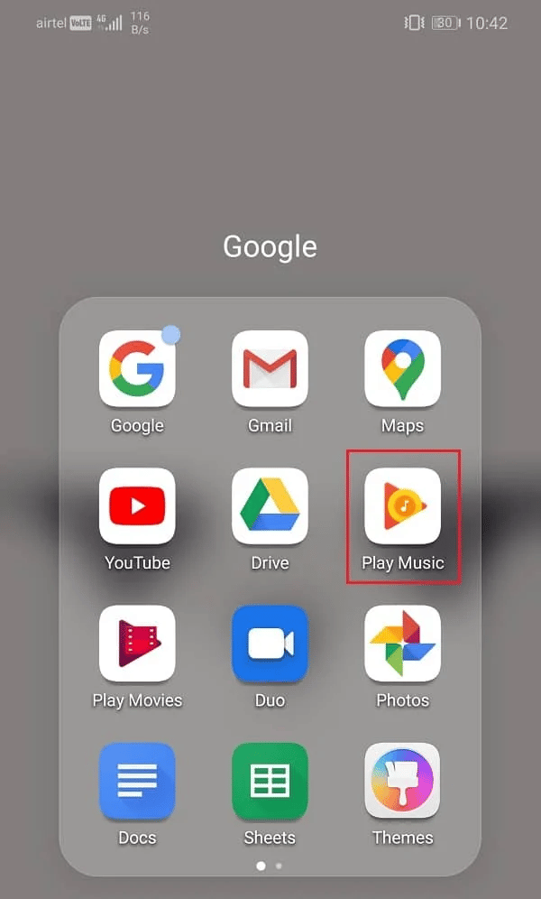 Google Play 뮤직 앱을 실행합니다. Android에서 Google 뮤직 재생 오류 수정