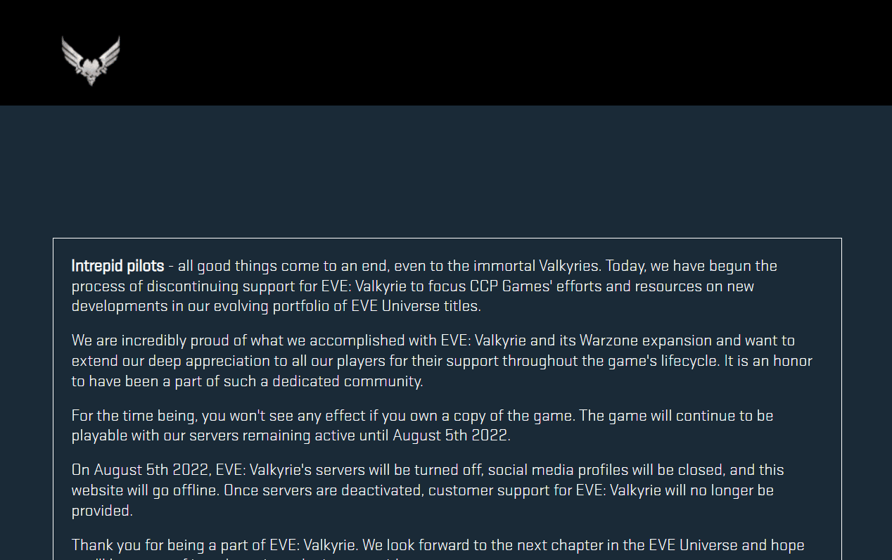 Eve Valkyrie