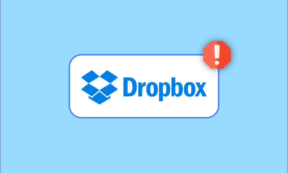 Remediați mesajul Dropbox Error 400 în Windows 10