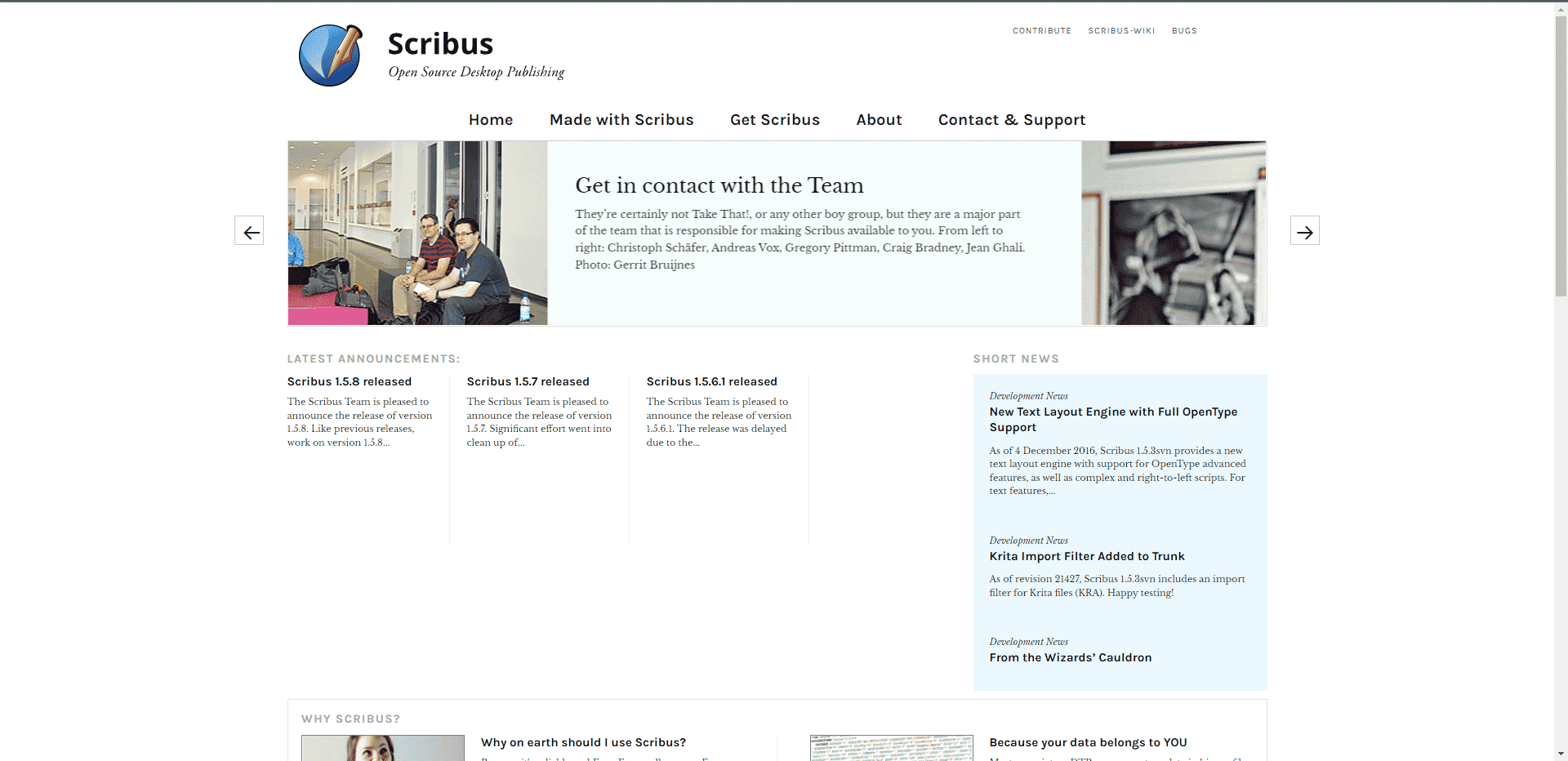 Site officiel de Scribus. Meilleur logiciel d'écriture de livres électroniques à télécharger gratuitement
