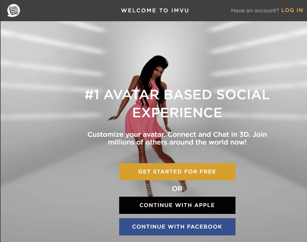 Visite el sitio web oficial de IMVU | ¿Puedes recuperar la cuenta de IMVU eliminada?