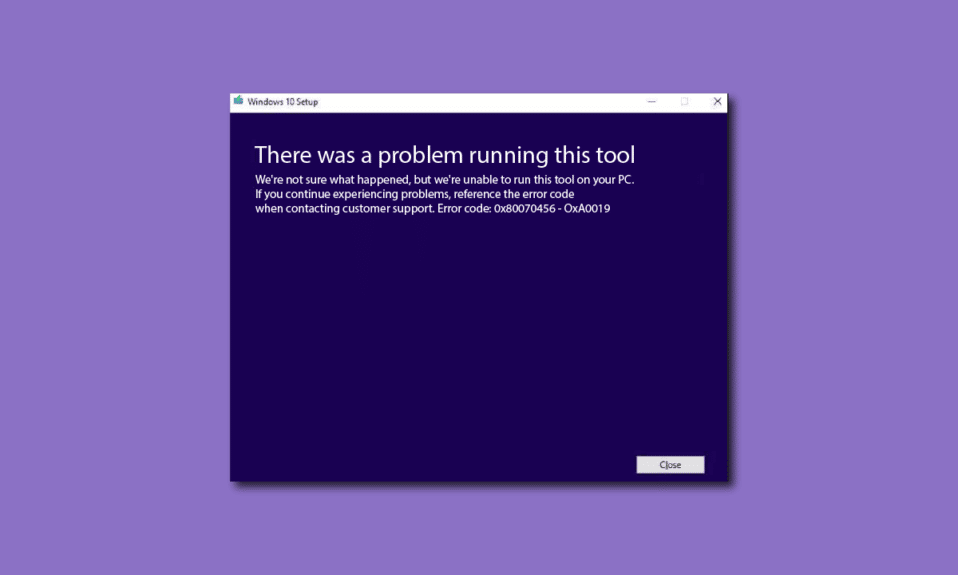 Remediați codul de eroare 0x80070456 0xa0019 în Windows 10