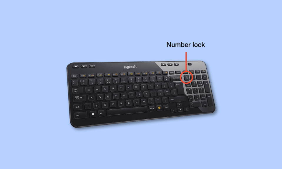 Como desativar o bloqueio de número do teclado Logitech