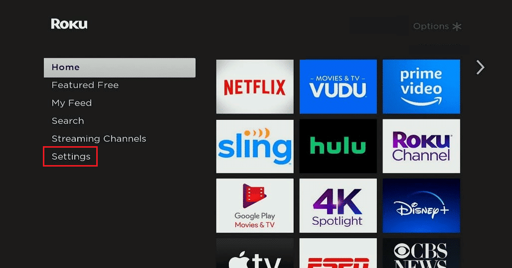 Configuración de Roku