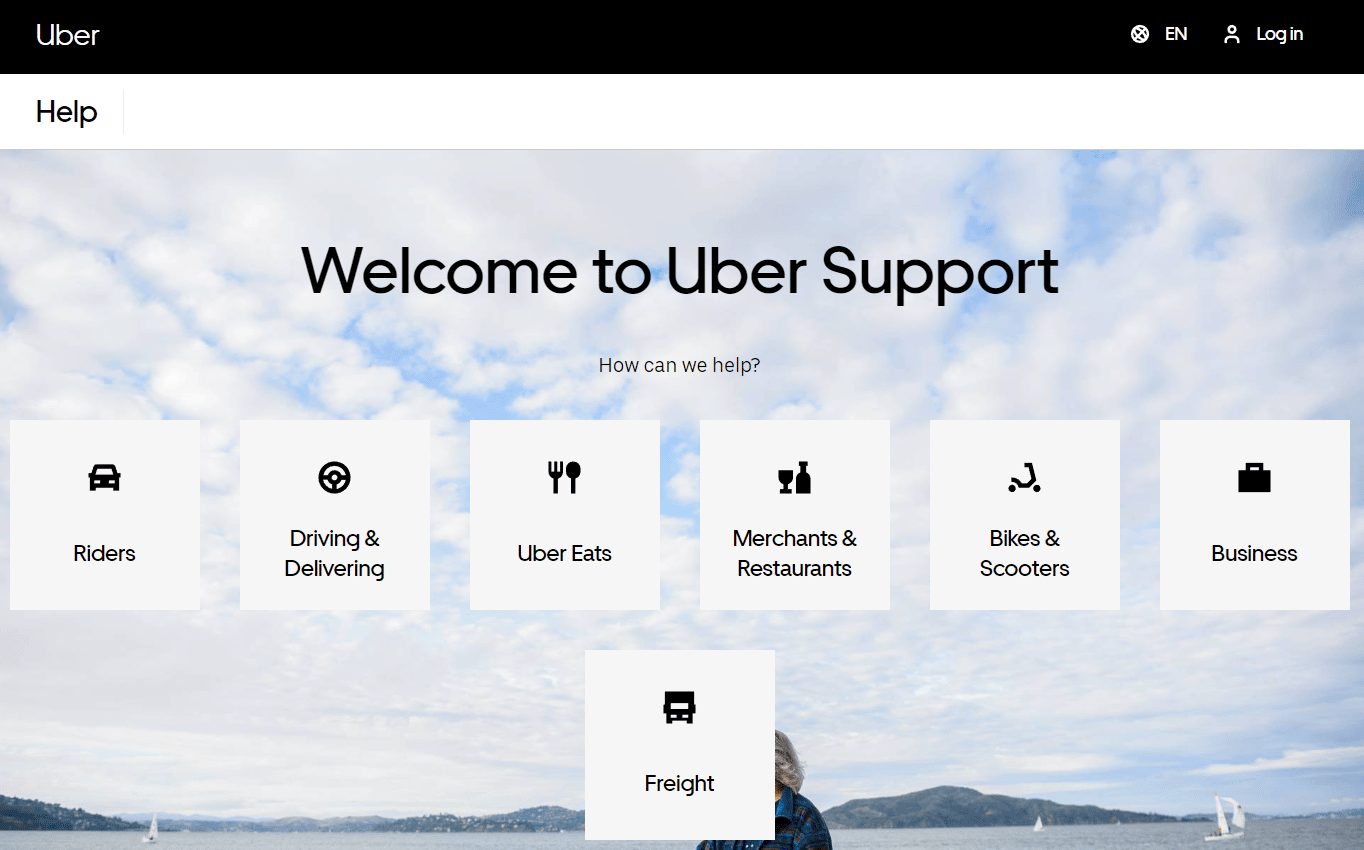 Página web de soporte de Uber | ¿Qué sucede si su cuenta de Uber se desactiva de forma permanente?