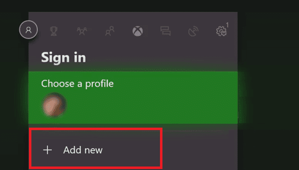 Kaydırın ve Oturum Aç sekmesini seçin, ardından Xbox'ta Yeni Ekle'ye tıklayın