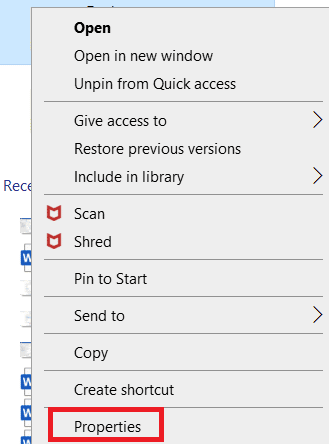 Faites un clic droit sur le dossier à l'origine de l'erreur, puis cliquez sur Propriétés. Correction de l'erreur d'installation OBS dans Windows 10