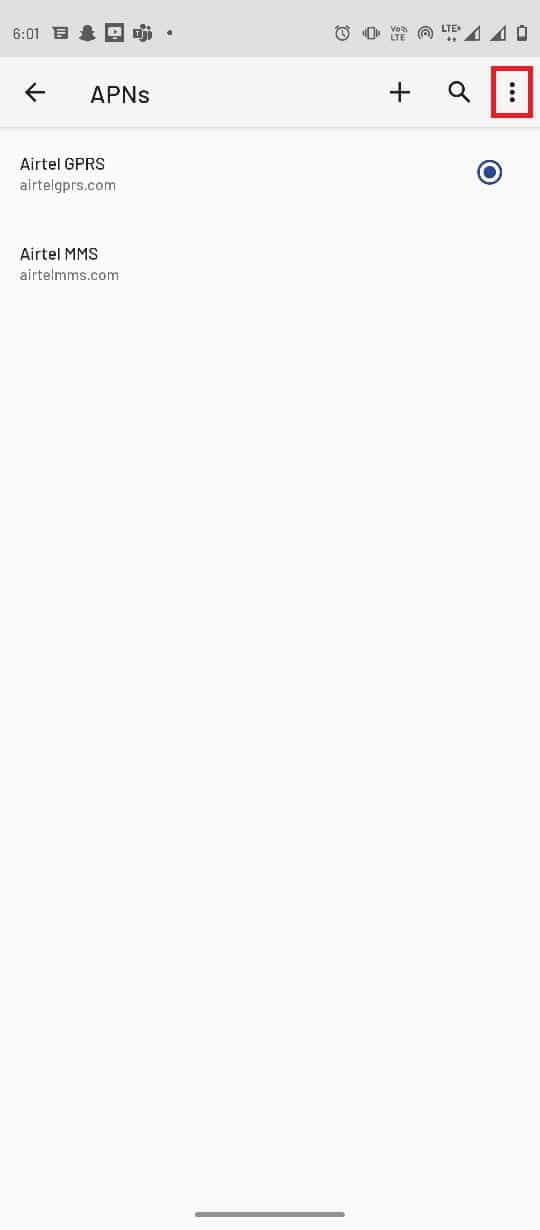 Appuyez sur les options du menu. Correction de l'impossibilité d'envoyer un message à de nombreux messages multimédia non envoyés