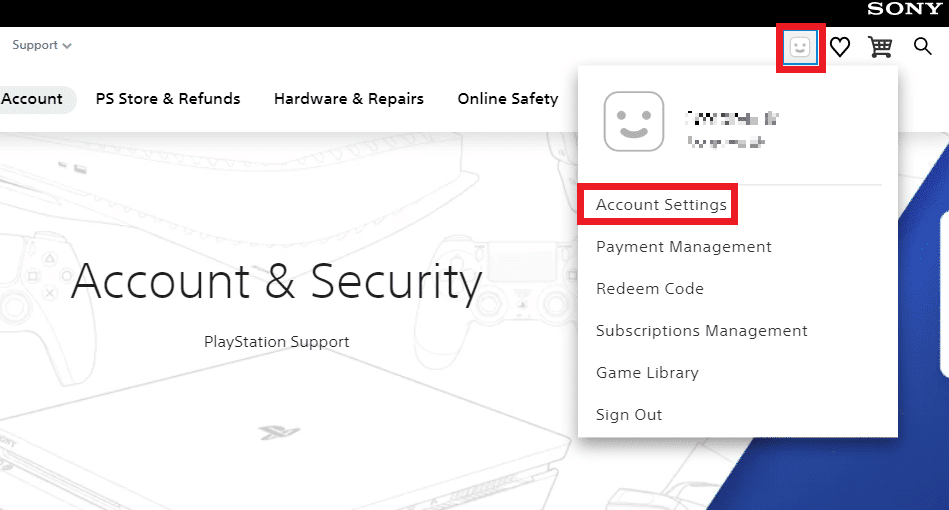 プロフィール アイコン - アカウント設定 | PlayStationアカウントからログアウトします