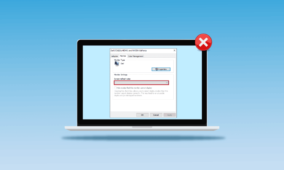 Исправление 144 Гц, которое не отображается в Windows 10