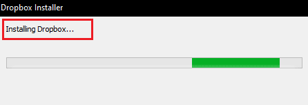 installation de Dropbox