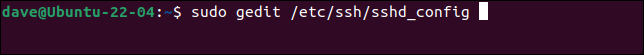 Редактирование файла sshd-config