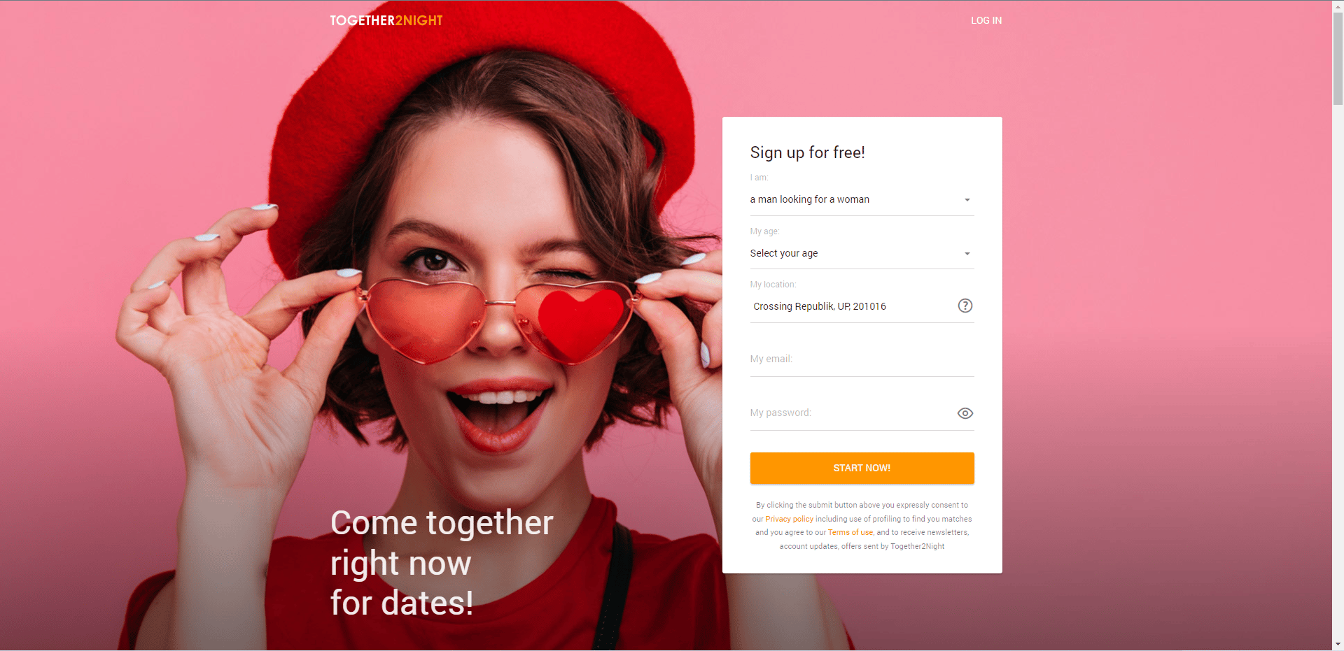 Offizielle Website von Together2night