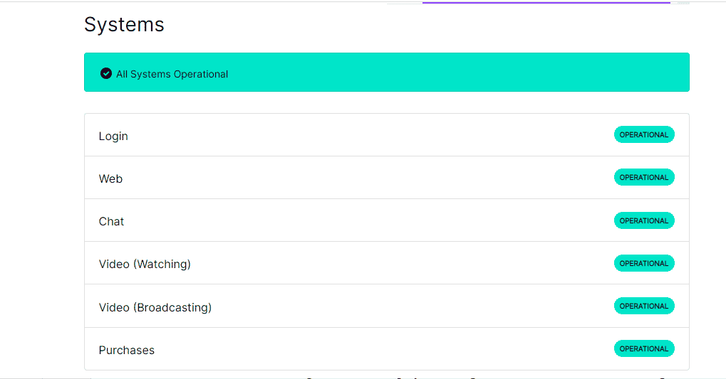 打开Twitch Servers官网查看结果