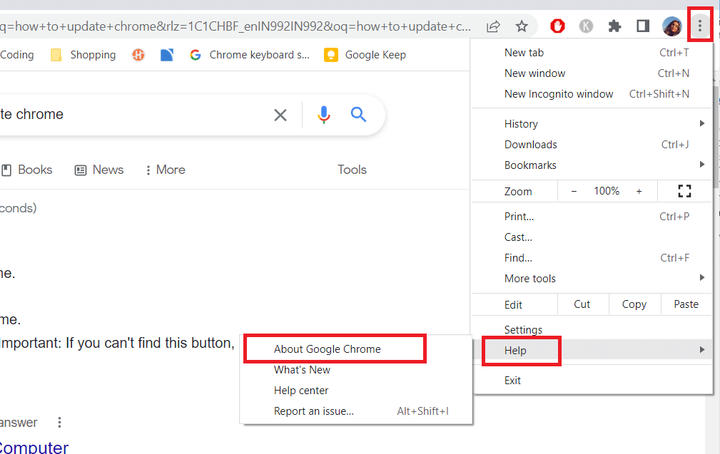 Google Chrome seçeneği hakkında