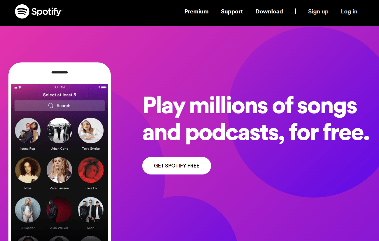 Spotify-Website | Welche Musik-Apps sind in der Schule entsperrt?