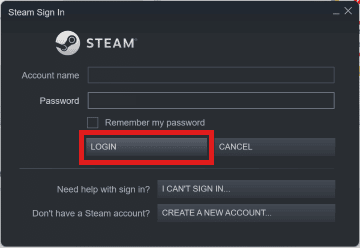 Inserisci il nome dell'account e la password e fai clic su LOGIN. | Come eliminare l'account Bethesda
