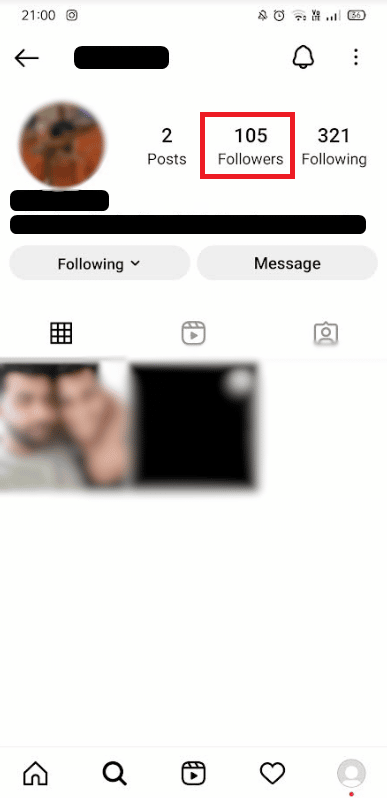 Pulse en Seguidores para ver la lista de seguidores de la persona | ¿Puedes seguir a alguien en Instagram sin que lo sepa?