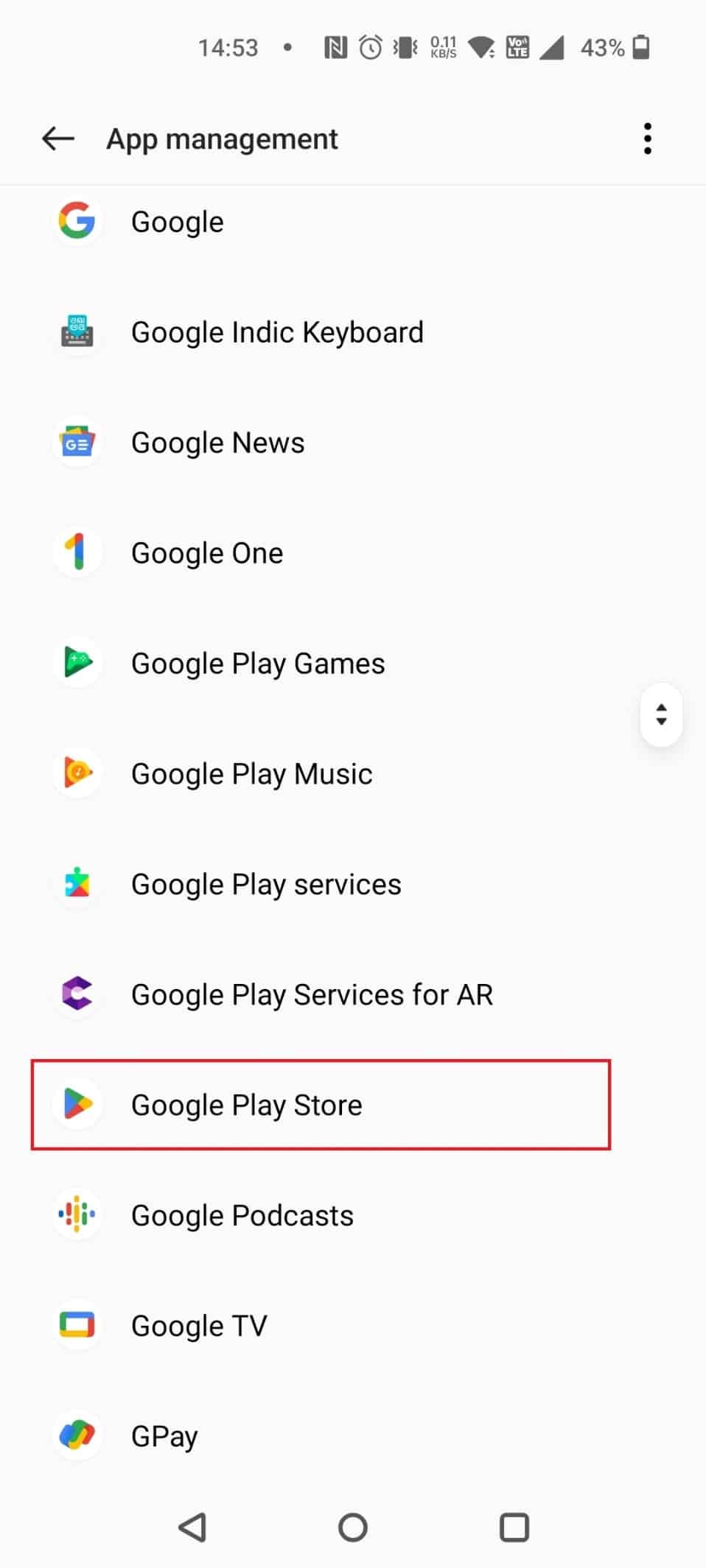 Choisissez Google Play Store | Comment changer de messagerie pour le contrôle parental dans Google