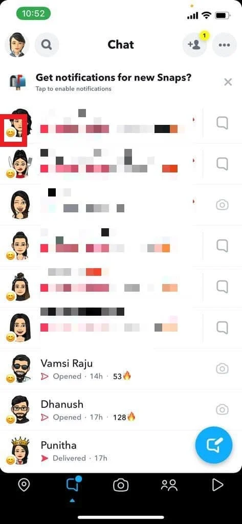 emojis de contatos