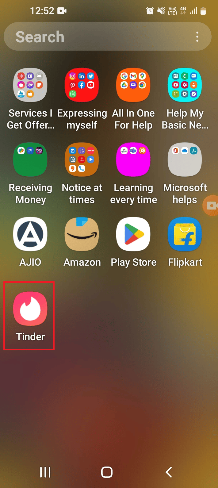 เปิดแอพ Tinder