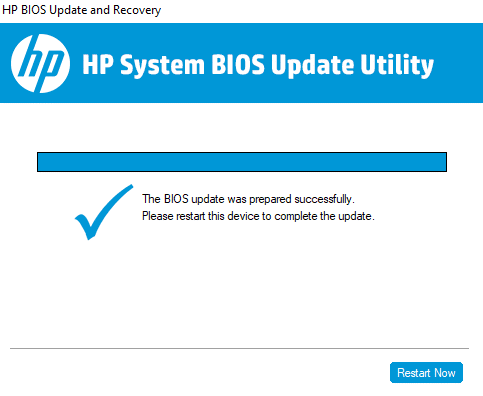 atualização e recuperação de bios hp