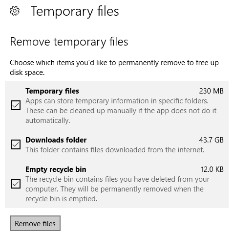 usuń pliki tymczasowe, aby naprawić błędy niebieskiego ekranu Microsoft