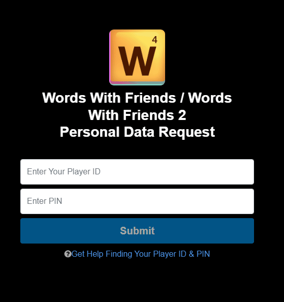 Faça login no seu Zynga digitando seu ID de jogador e senha.