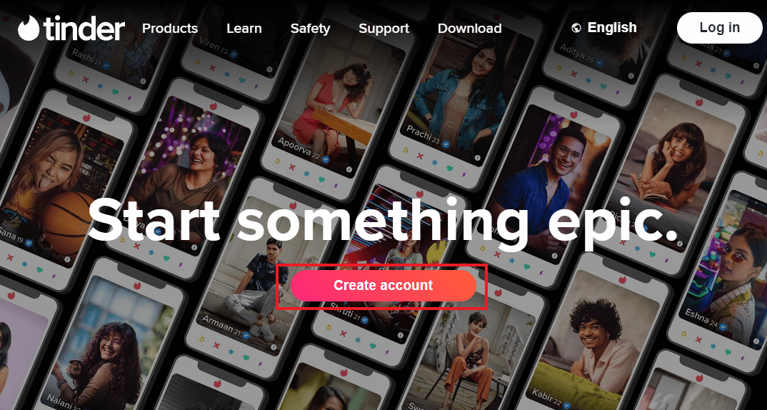 Fare clic su Crea account. Come scoprire se qualcuno ha un profilo Tinder