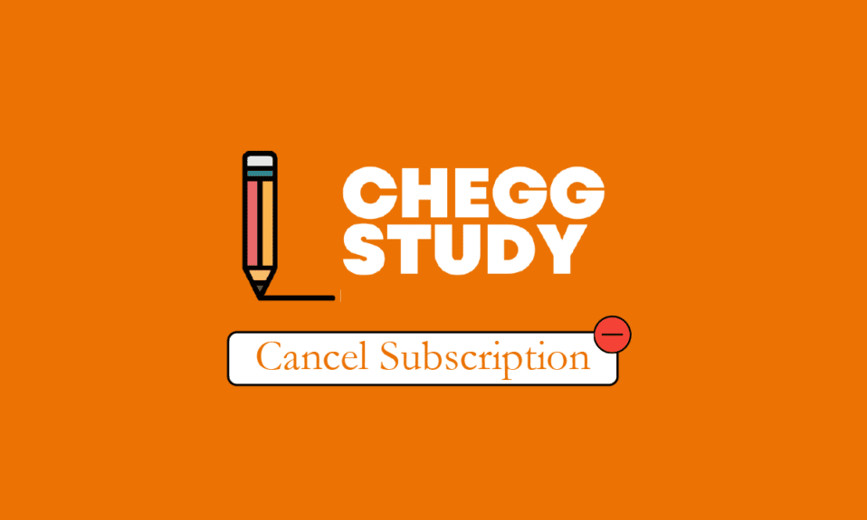 如何取消 Chegg Study 訂閱